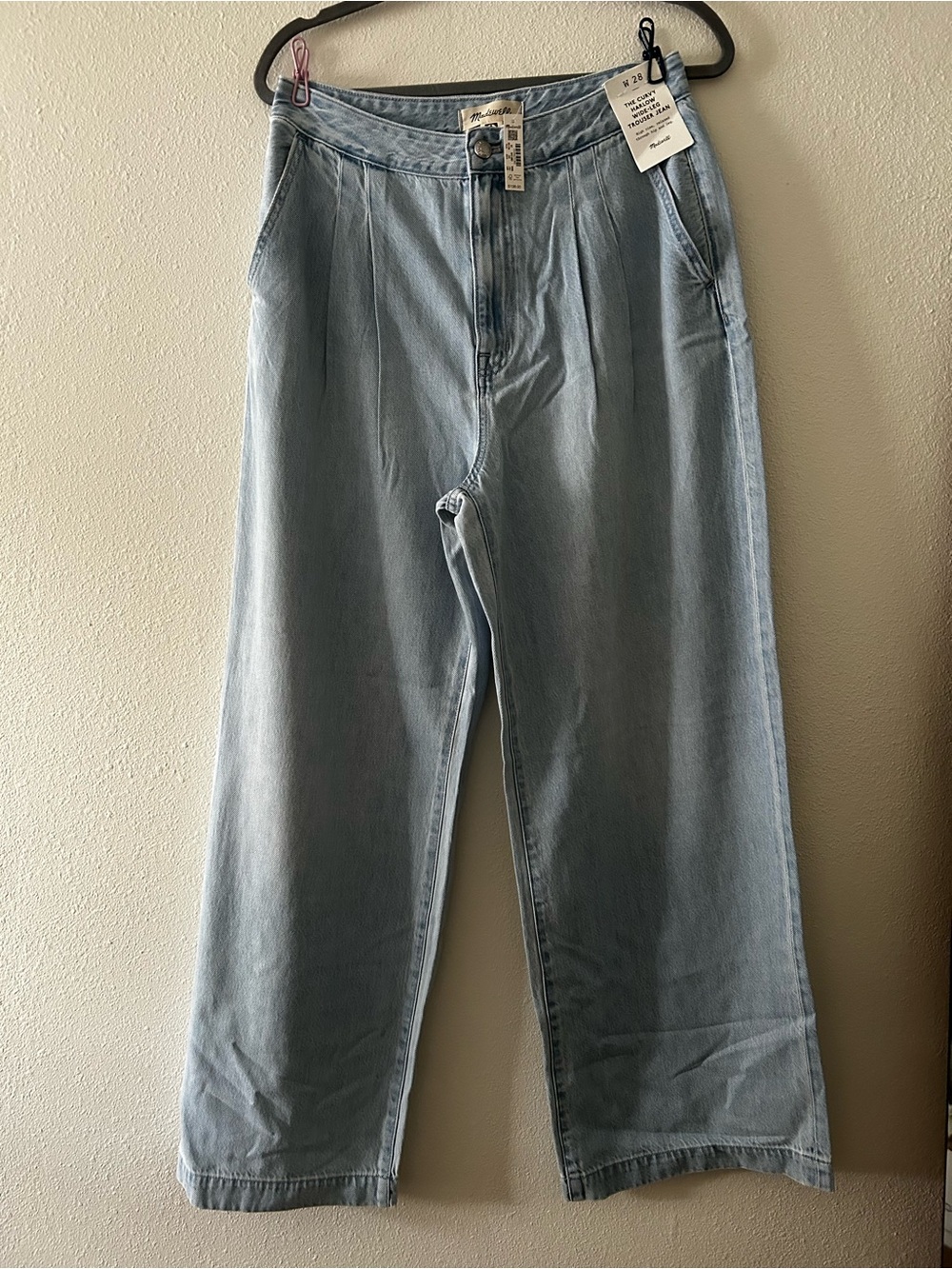 Madewell The Curvy Harlow Wide Leg Trouser Jean